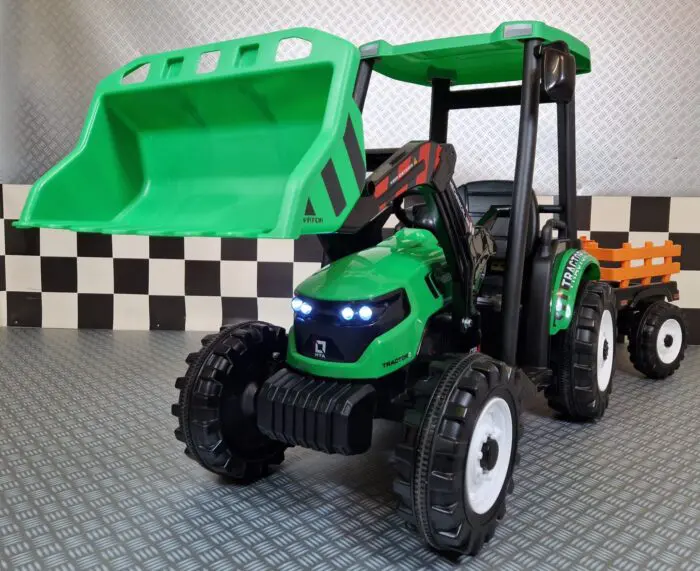 Kinder tractor 24 volt met aanhanger