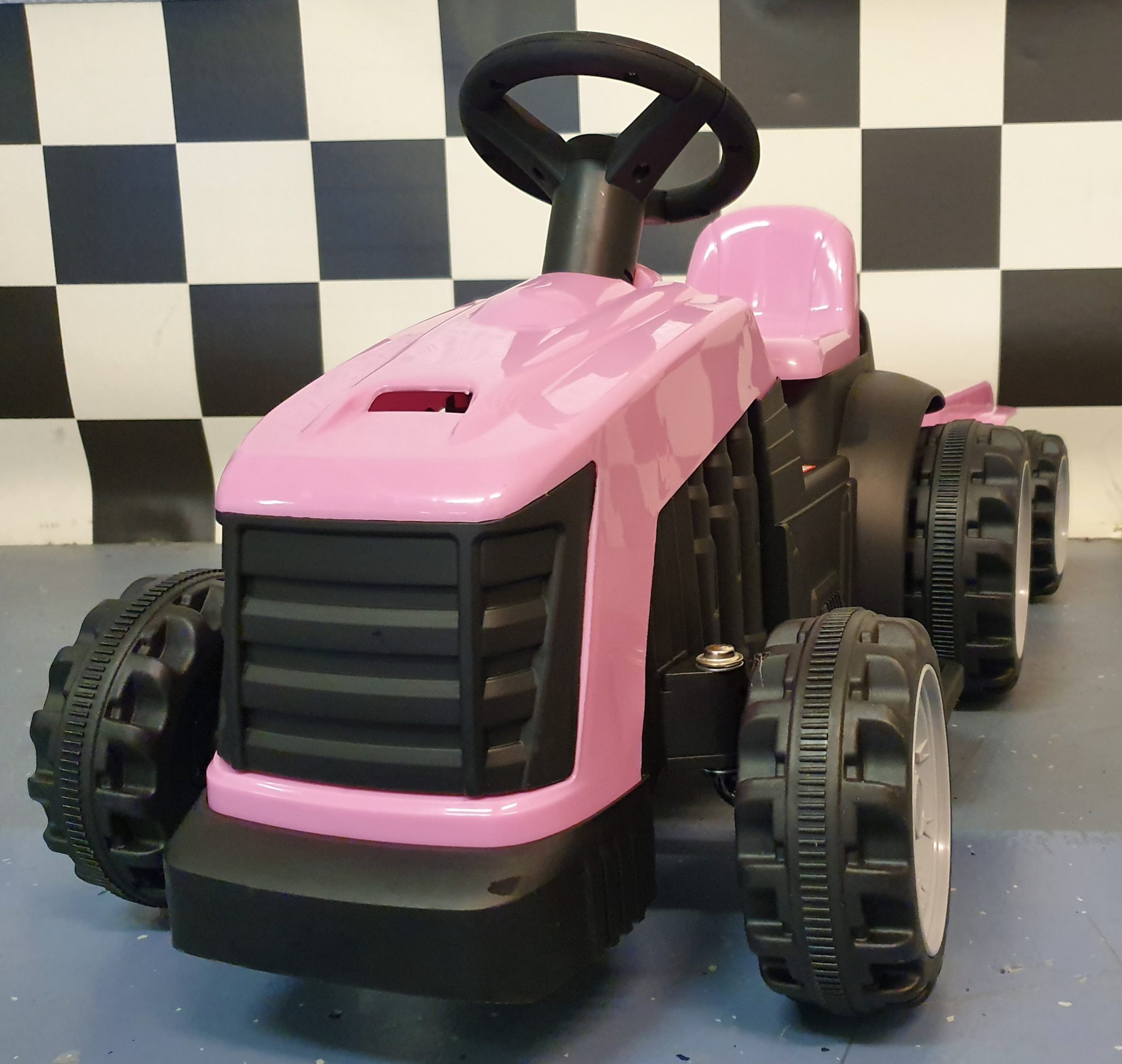 Elektrische Kindertractor roze