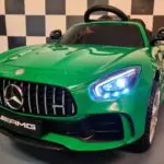 Kinderauto Mercedes GTR metallic groen