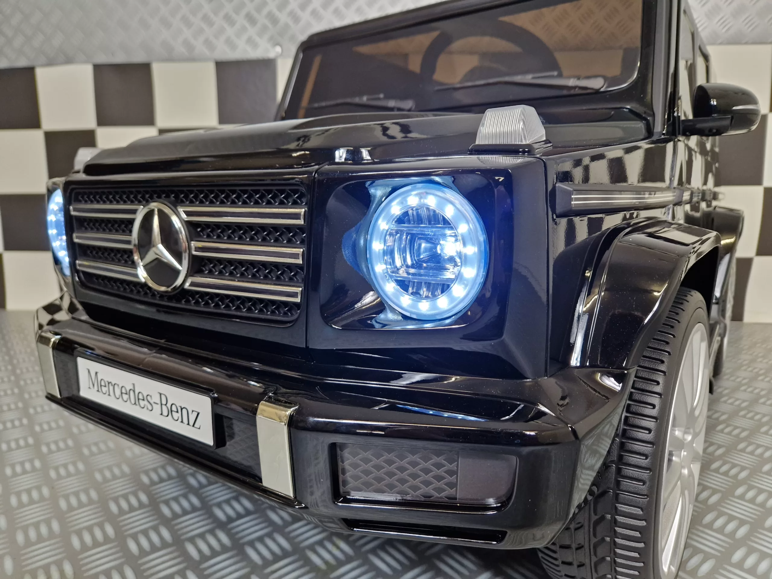 Mercedes G500 accu kinderauto zwart