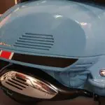 Kinderscooter Vespa blauw